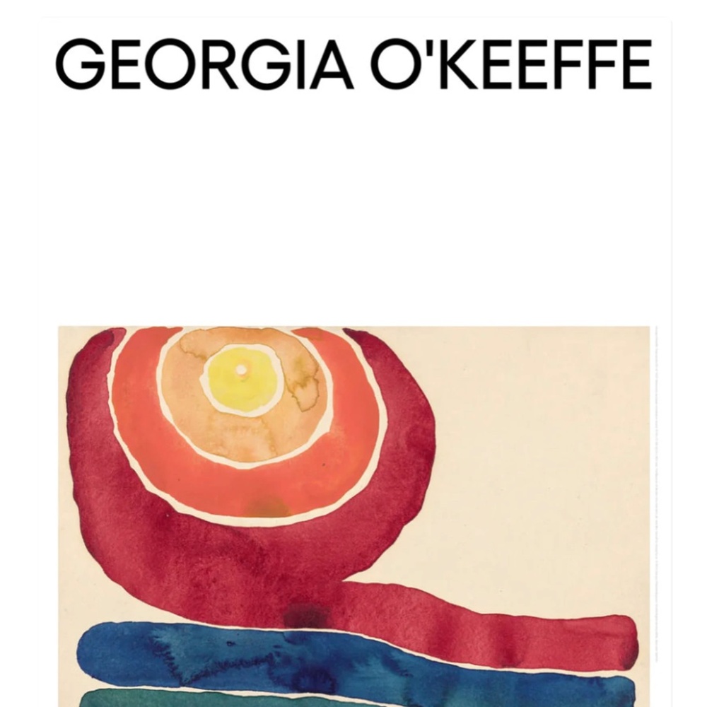 New Georgia O'Keeffe 'To See Takes Time' MOMA Museum Poster